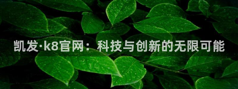 好彩运登录界面入口：凯发·k8官网：科技与创新的无限可能