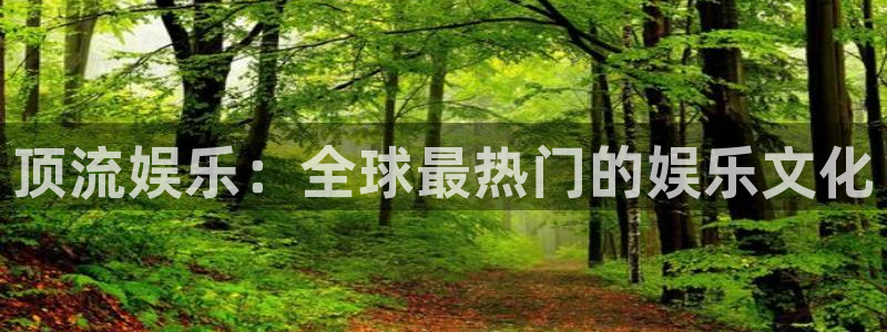 好彩运体育游戏：顶流娱乐：全球最热门的娱乐文化