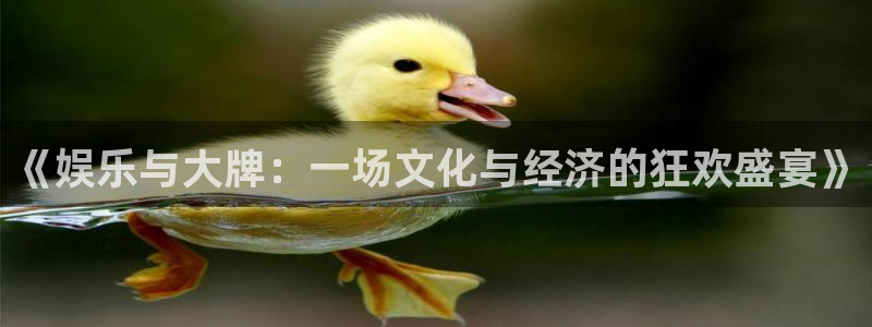好彩运环保：《娱乐与大牌：一场文化与经济的狂欢盛宴》